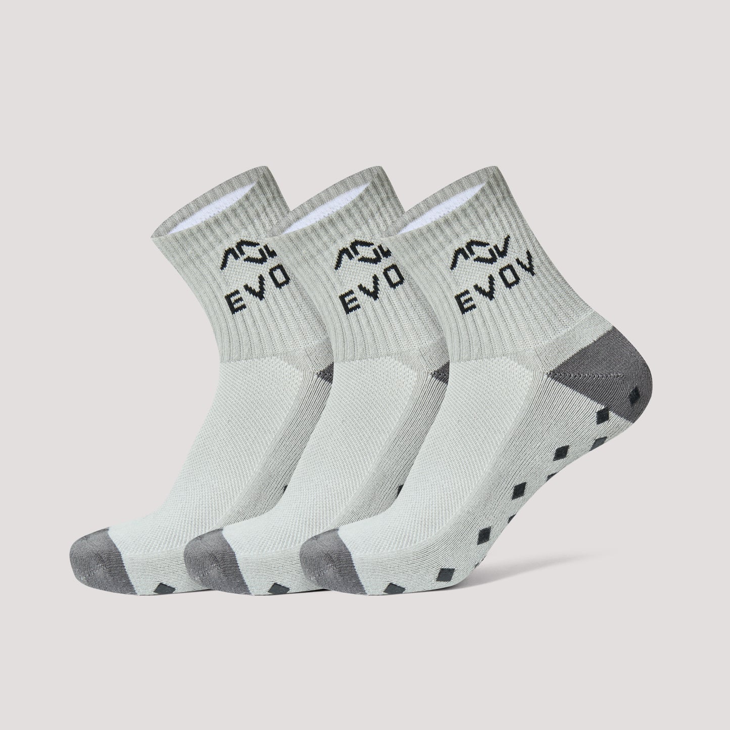 EVOV Physio Grip Socks Grey Hips