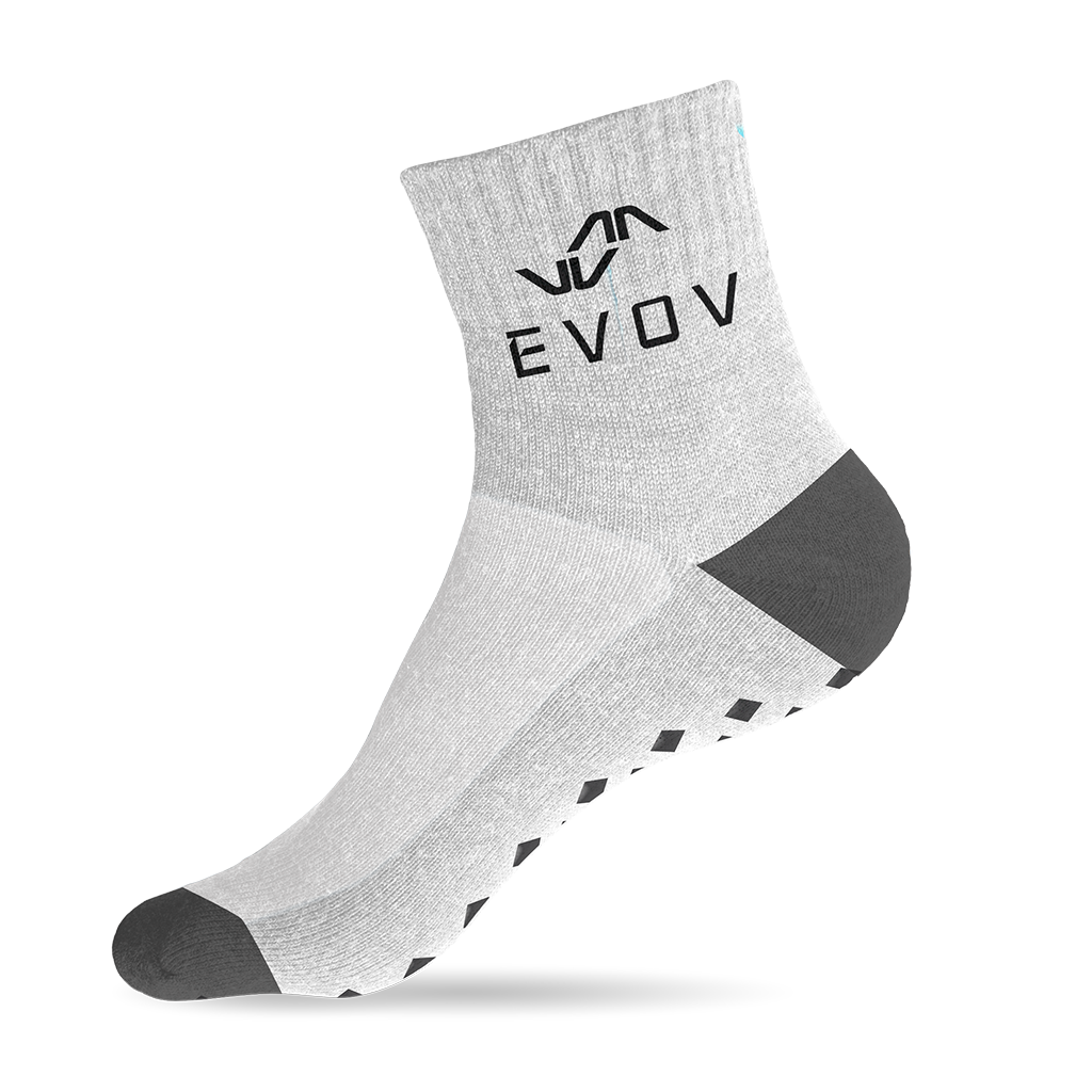 EVOV Physio Grip Socks Grey Hips