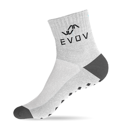 EVOV Physio Grip Socks Grey Hips