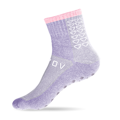 EVOV Physio Grip Socks Purple Hips