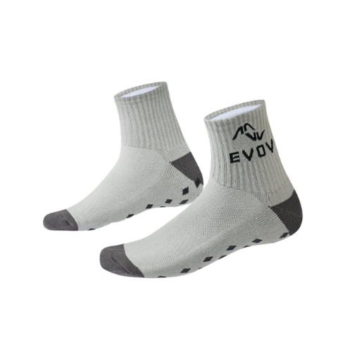 EVOV Physio Grip Socks Grey Hips